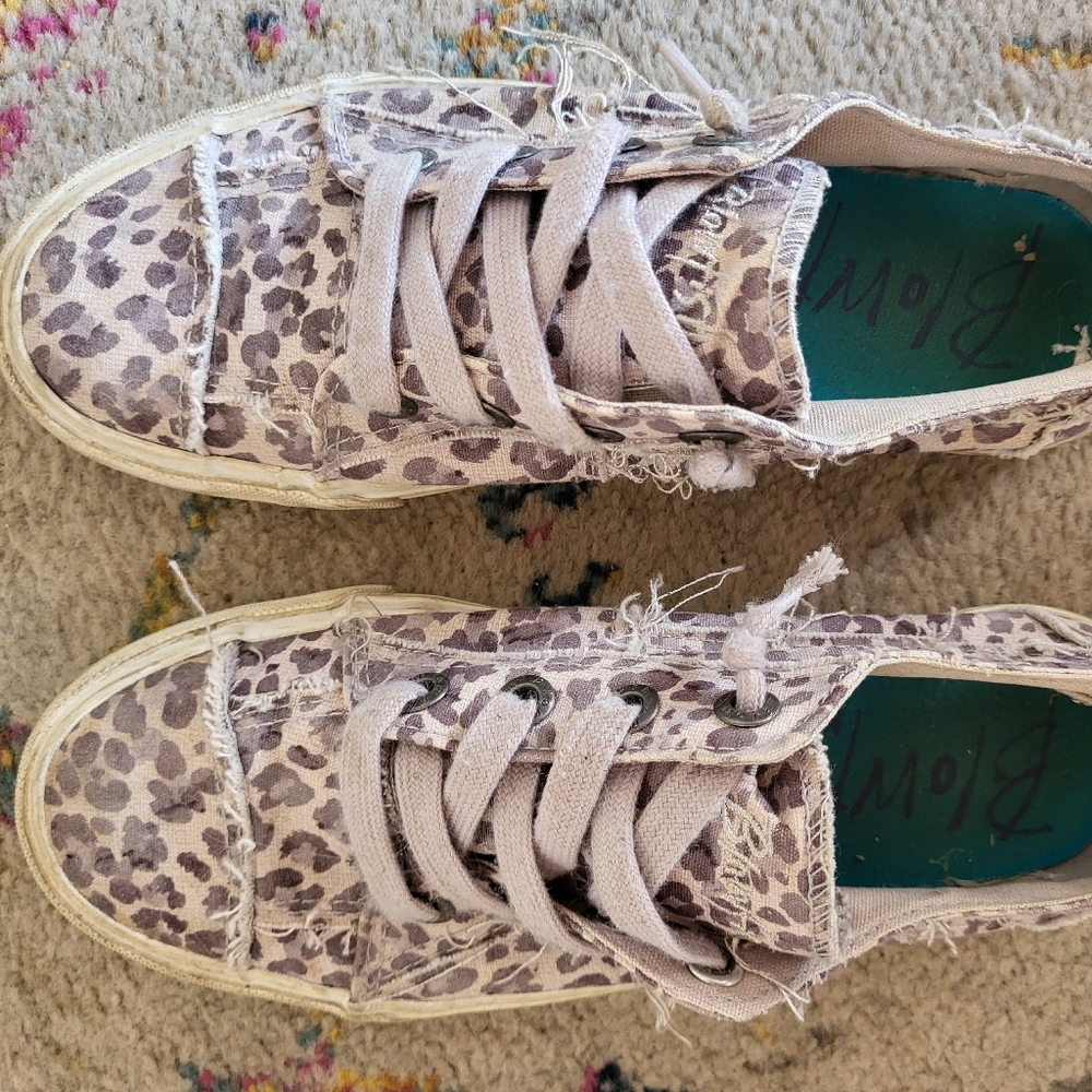 Blowfish Leopard Print Casual Sneakers